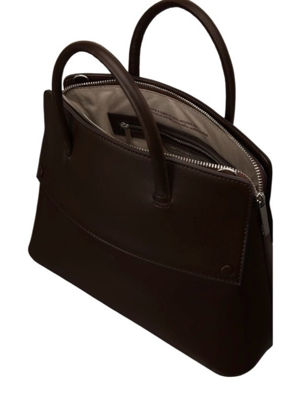 Matt & Nat Silva Vegan Satchel - UPPEAL™
Chocolate Brown Vegan Leather 🤎 - Picture 3 of 4